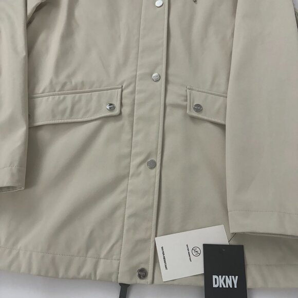 NWT DKNY Women's Water Resistant Hooded Thistle Jacket, Size Medium (M) - Picture 3 of 5